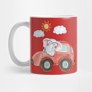 Baby Elephant Car Mug